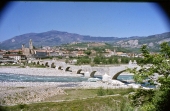 Blick auf Bobbio